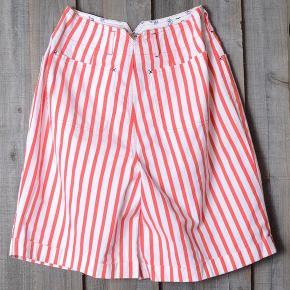 18"RISE MOM High Waisted*Bermudas*OutBack Red - Picture 3 of 7
